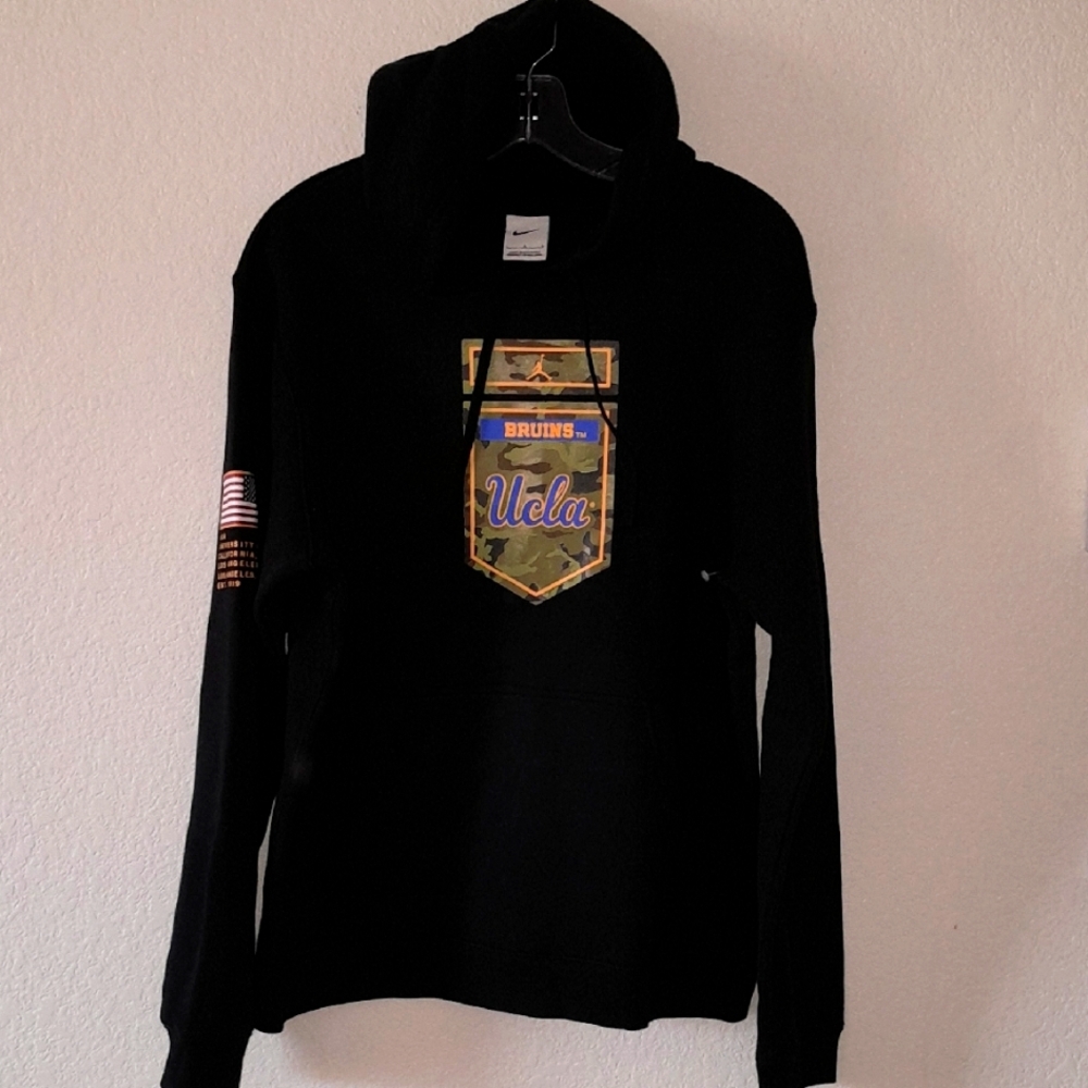 Nike Jordan Black UCLA Camo Hoodie